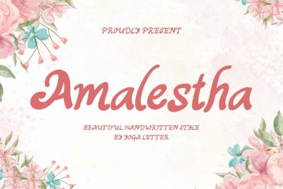 Amalestha: A Script Font Built for Real Projects