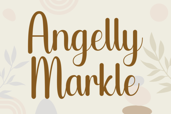 Angelly Markle: A Script Font for Elegant Digital Branding