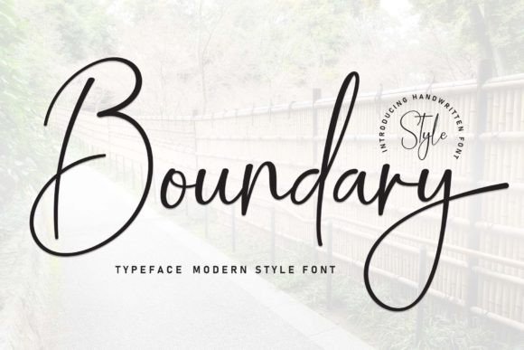Boundary: A Timeless Handwritten Font for Editorial Mood
