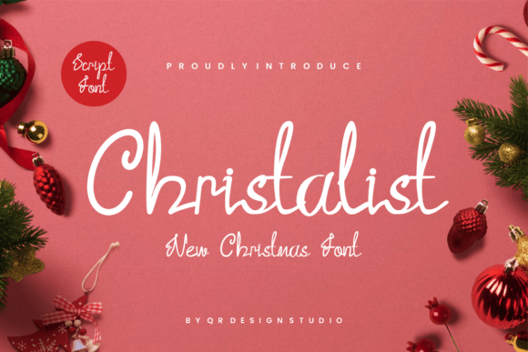 Christalist: An Elegant Script Font for Creative Makers