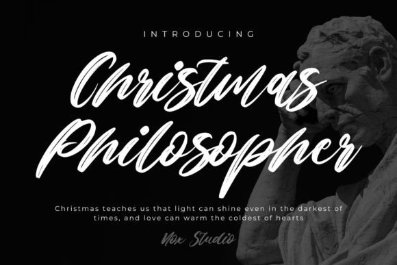 Christmas Philosopher: A Refined Font for Editorial Mood