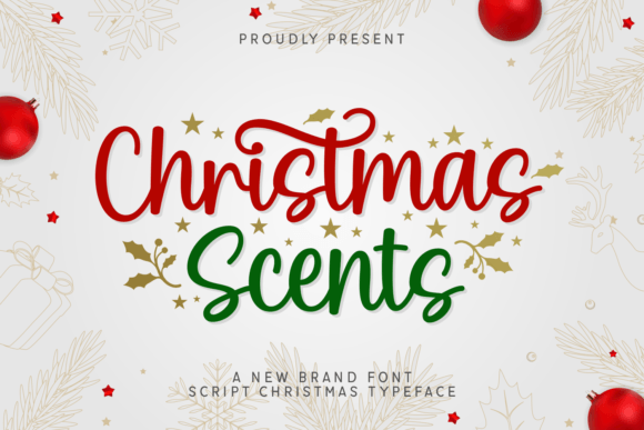 Christmas Scents: A Festive Web Font for Digital Branding