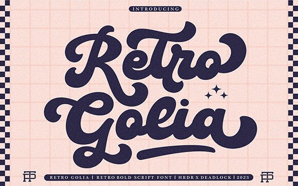 Craft Your Unique Brand Story with Retro Golia Font