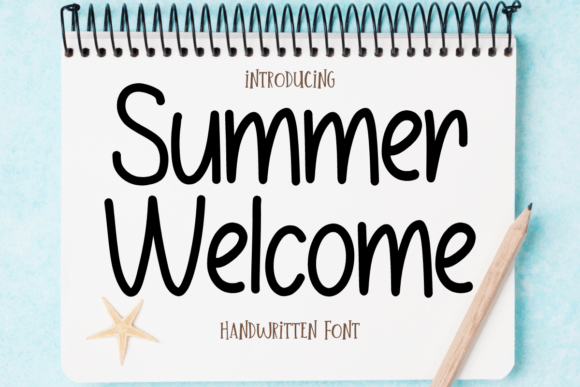 Crafting Campaign Warmth: The Summer Welcome Font Story