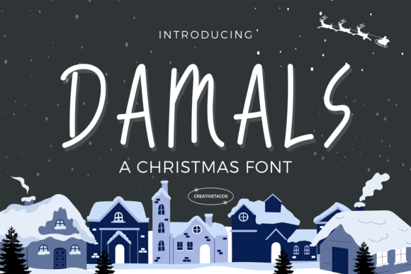 Damals Font: The Elegant Script for Capturing Your Holiday Campaign