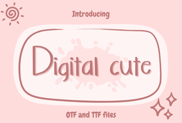 Digital Cute: The Friendly Font for Handmade Charm