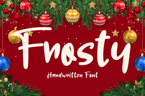 Frosty: A Handwritten Font for Editorial Personality
