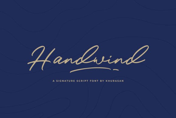 Handwind: A Typeface for Calm and Expressive Editorial Design