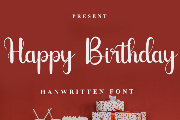 Happy Brithday: A Handwritten Font for Modern Brand Stories