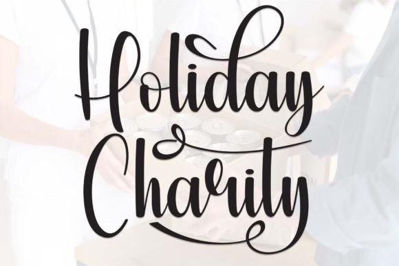 Holiday Charity: A Gentle Font for Editorial Warmth