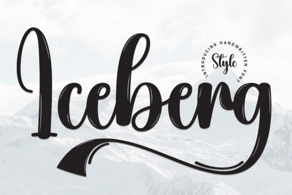 Iceberg: A Sharp, Crisp Font for Modern Editorial Moods