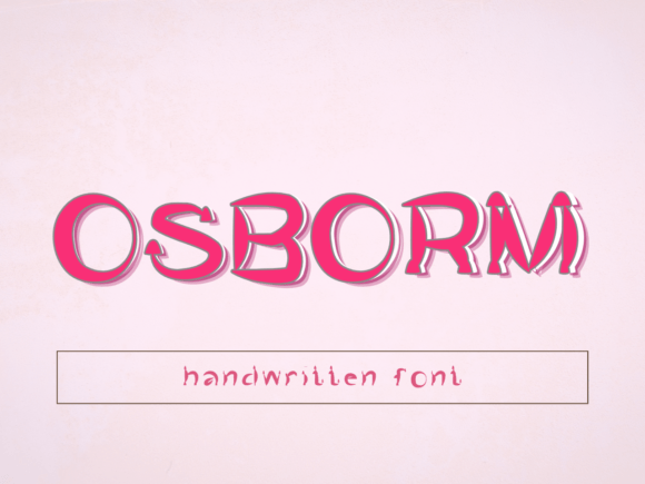 Osborm: The Friendly Handwritten Font That Strengthens Your Brand