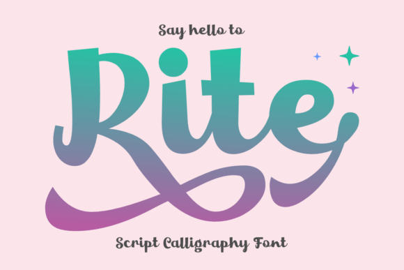 Rite: A Script Font Built for Marketing Impact