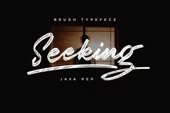 Seeking: The Signature Brush Font for Digital Brands