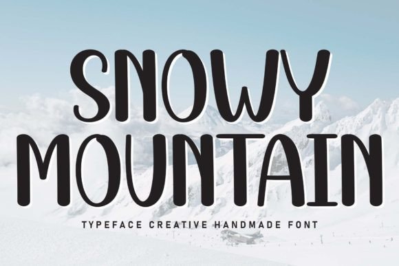 Snowy Mountain: A Friendly Script Font for Editorial Mood