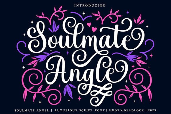 Soulmate Angel: A Script Font That Whispers, Not Shouts