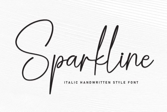 Sparkline Font: A Friendly Handwritten Typeface for Editorial Design