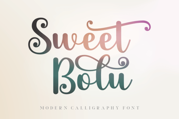 Sweet Bolu Font: A Simple Way to Add Authenticity to Your Brand