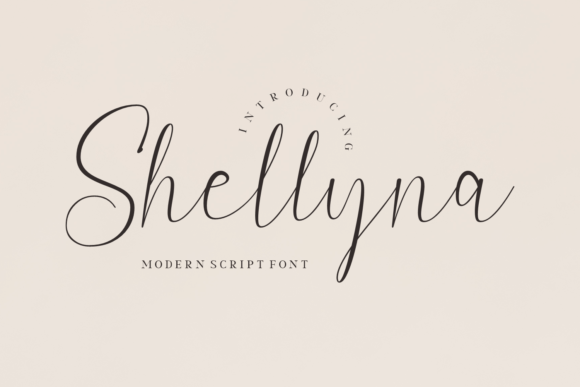 The Graceful Elegance of Shellyna: A Designer's Font Choice